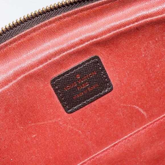 LOUIS VUITTON Damier Ebene Trousse Toilette25 Clutch Bag N47624 LV Auth 142642 - Picture 9 of 16